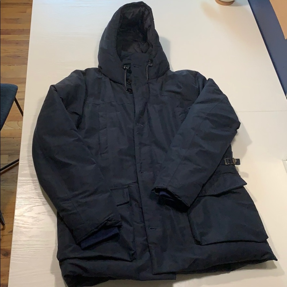 Scotch&soda navy size medium parka.